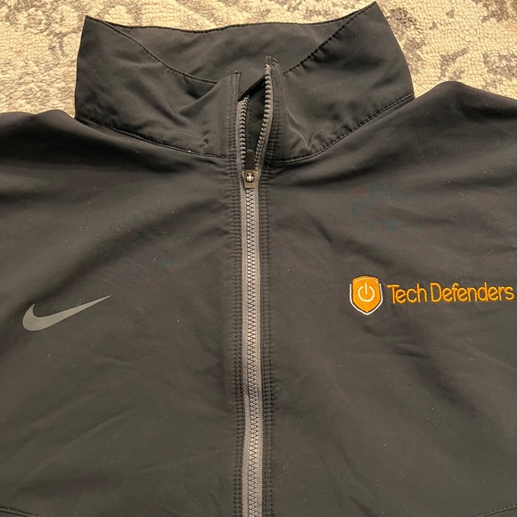 Black Nike Pullover with Orange “Tech Defenders” Logo - Picture 3 of 7